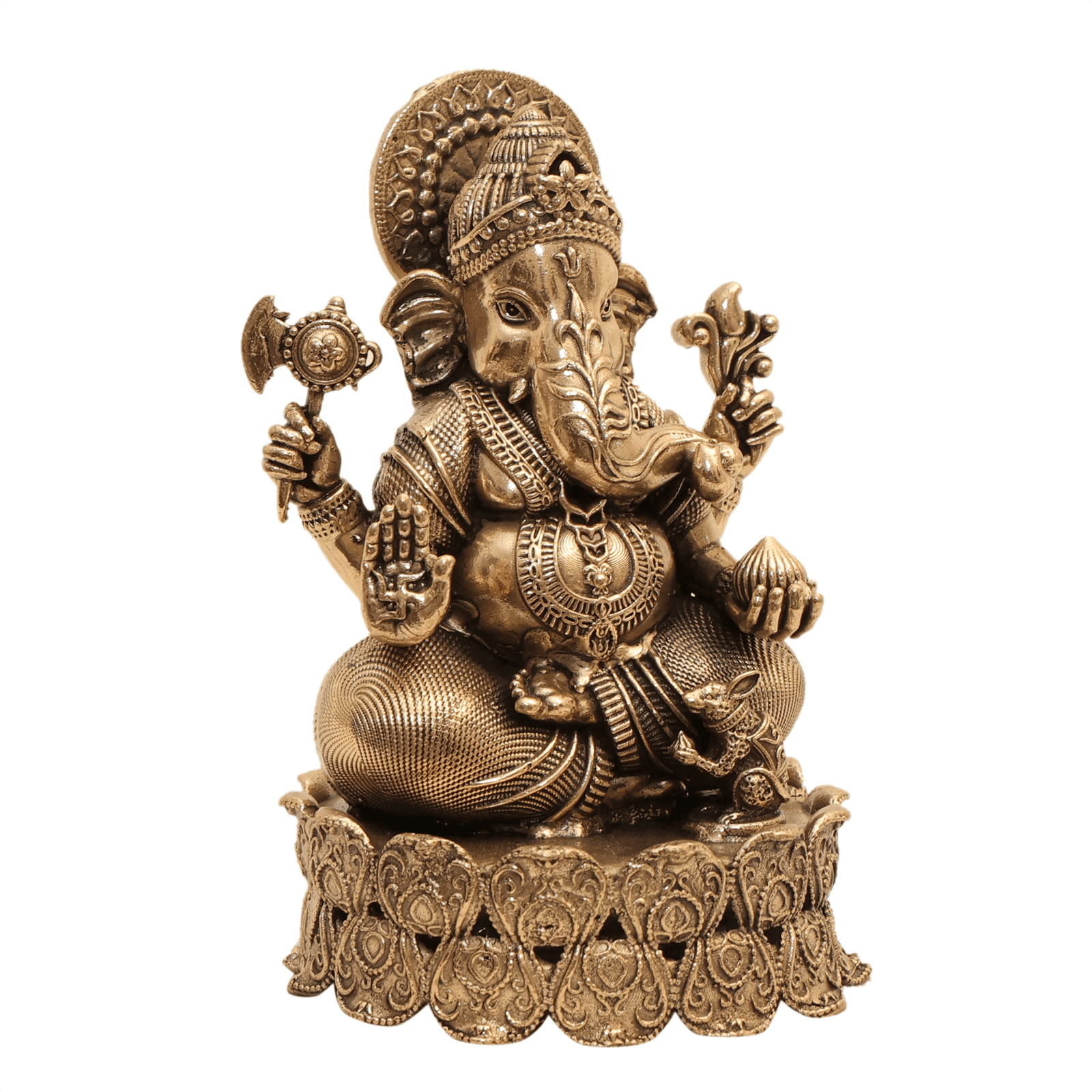 brass Ganesh 4.2 Inch KBH12525 brass Ganesh 4.2 Inch KBH12525