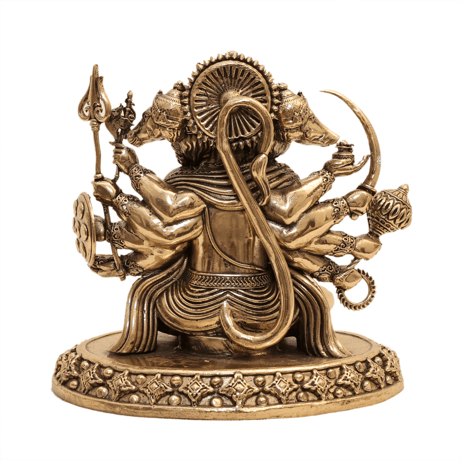 brass panchmukhi Hanuman 5 Inch KBH12526 brass panchmukhi Hanuman 5 Inch KBH12526
