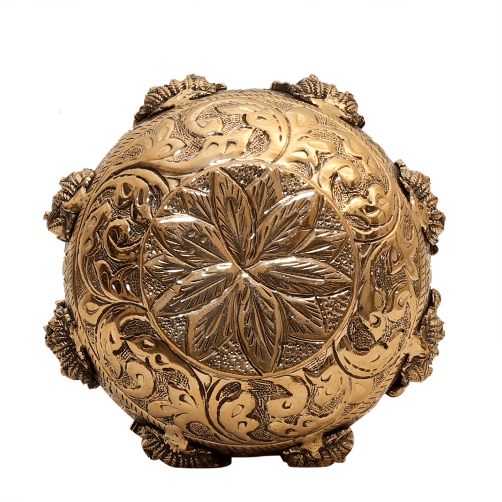 brass Astha Laxmi Kalash 4.8 Inch KBH12534 brass Astha Laxmi Kalash 4.8 Inch KBH12534