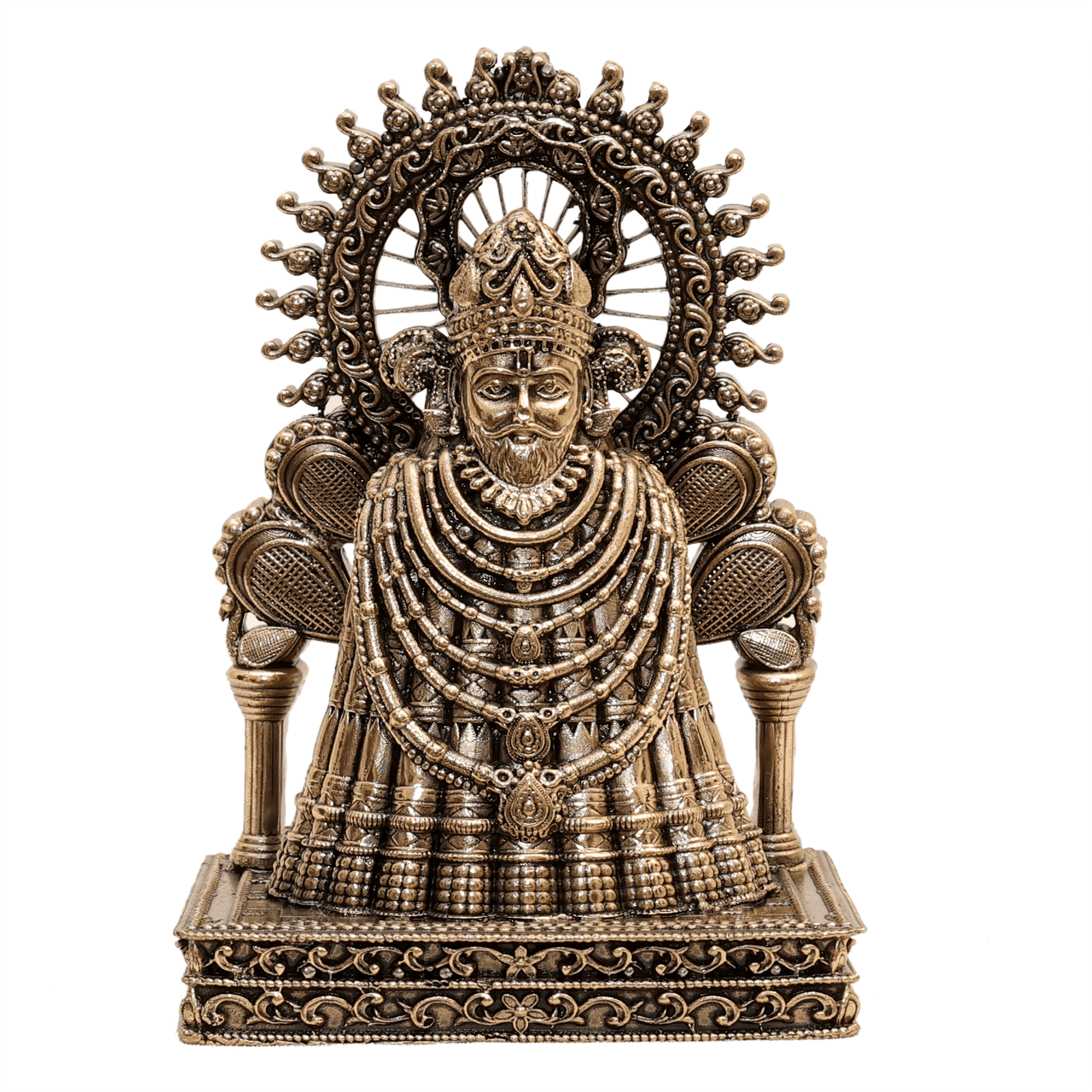 brass khatusham 5 Inch KBH12559 brass khatusham 5 Inch KBH12559Brass KhatuShyam Idol
