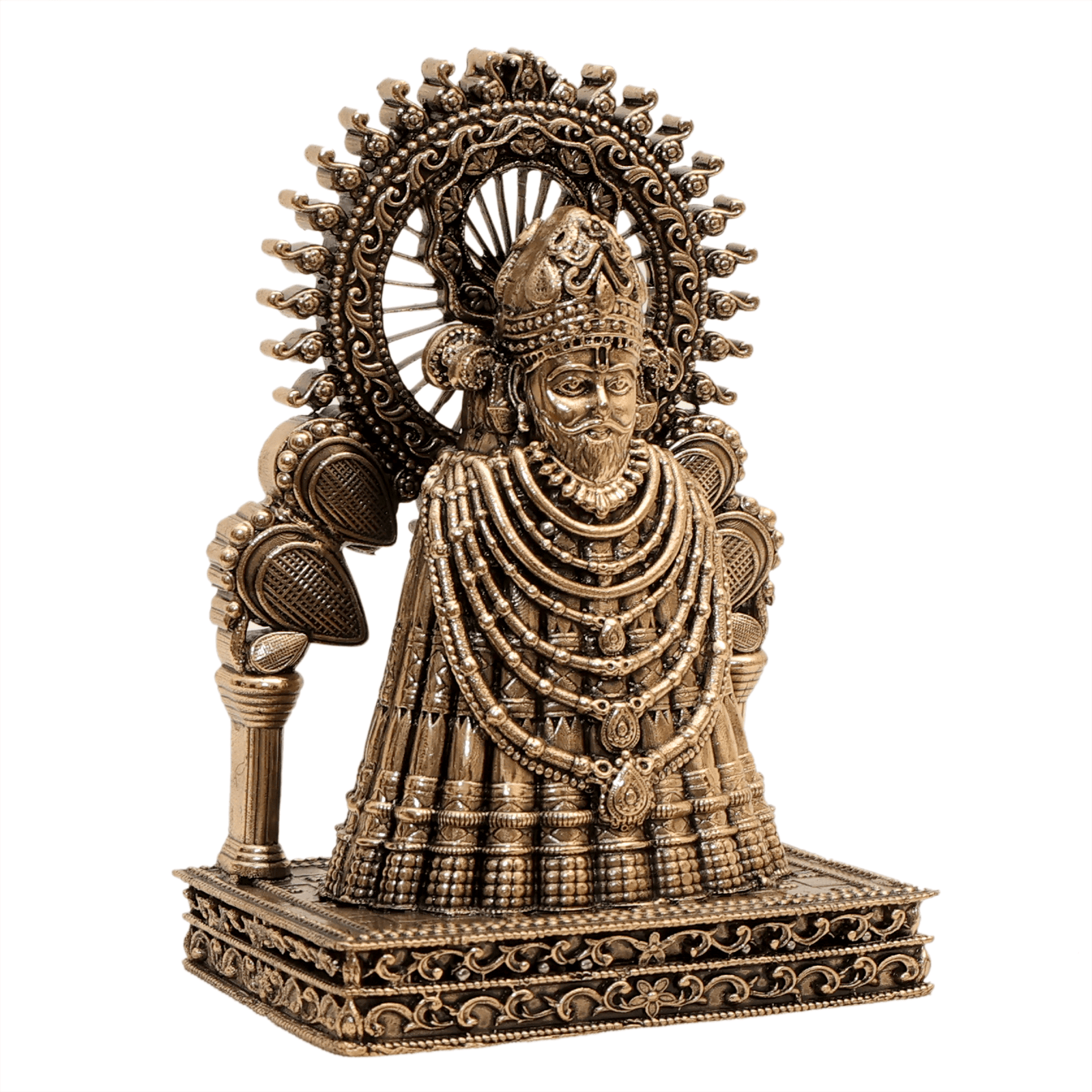 brass khatusham 5 Inch KBH12559 brass khatusham 5 Inch KBH12559Brass KhatuShyam Idol