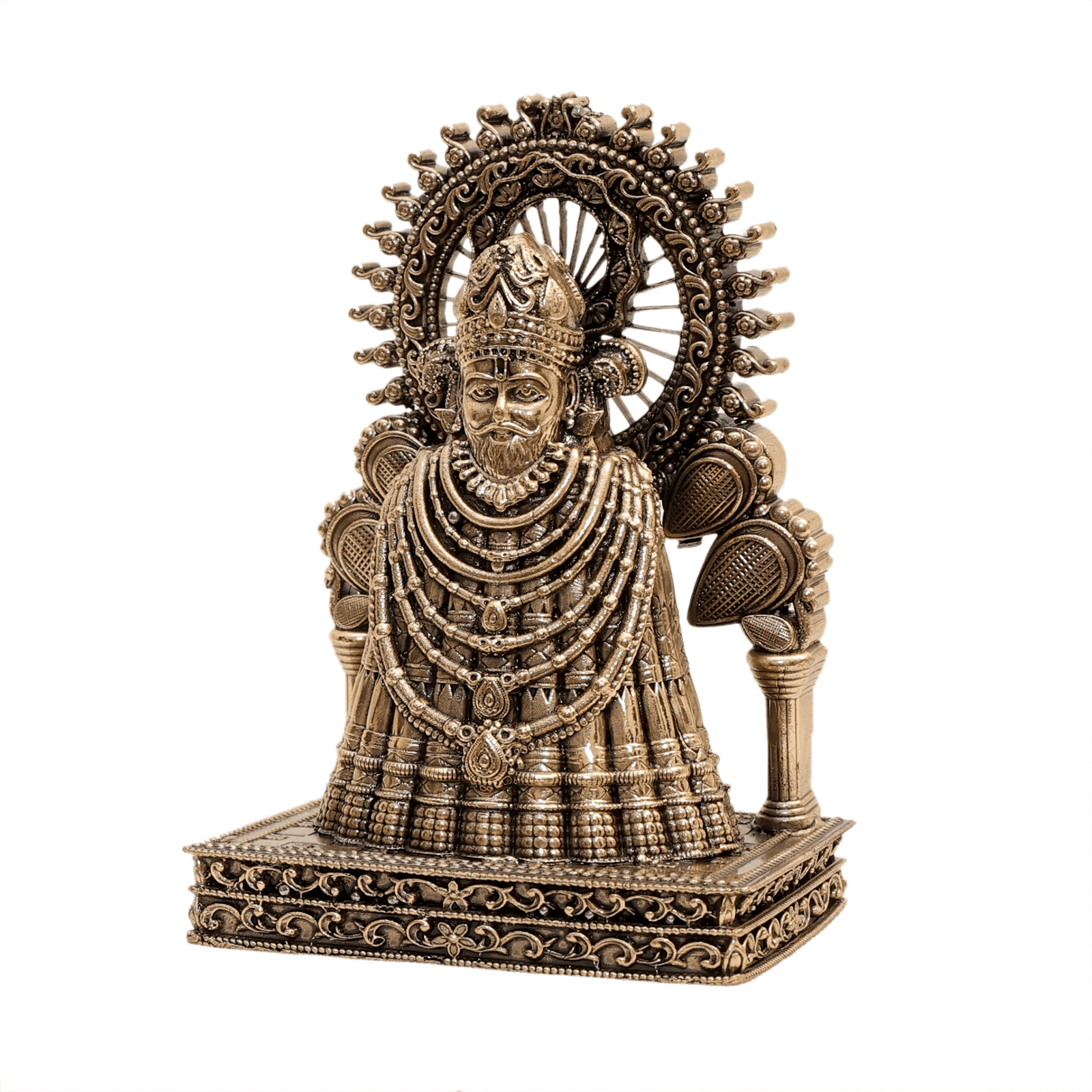 brass khatusham 5 Inch KBH12559 brass khatusham 5 Inch KBH12559Brass KhatuShyam Idol