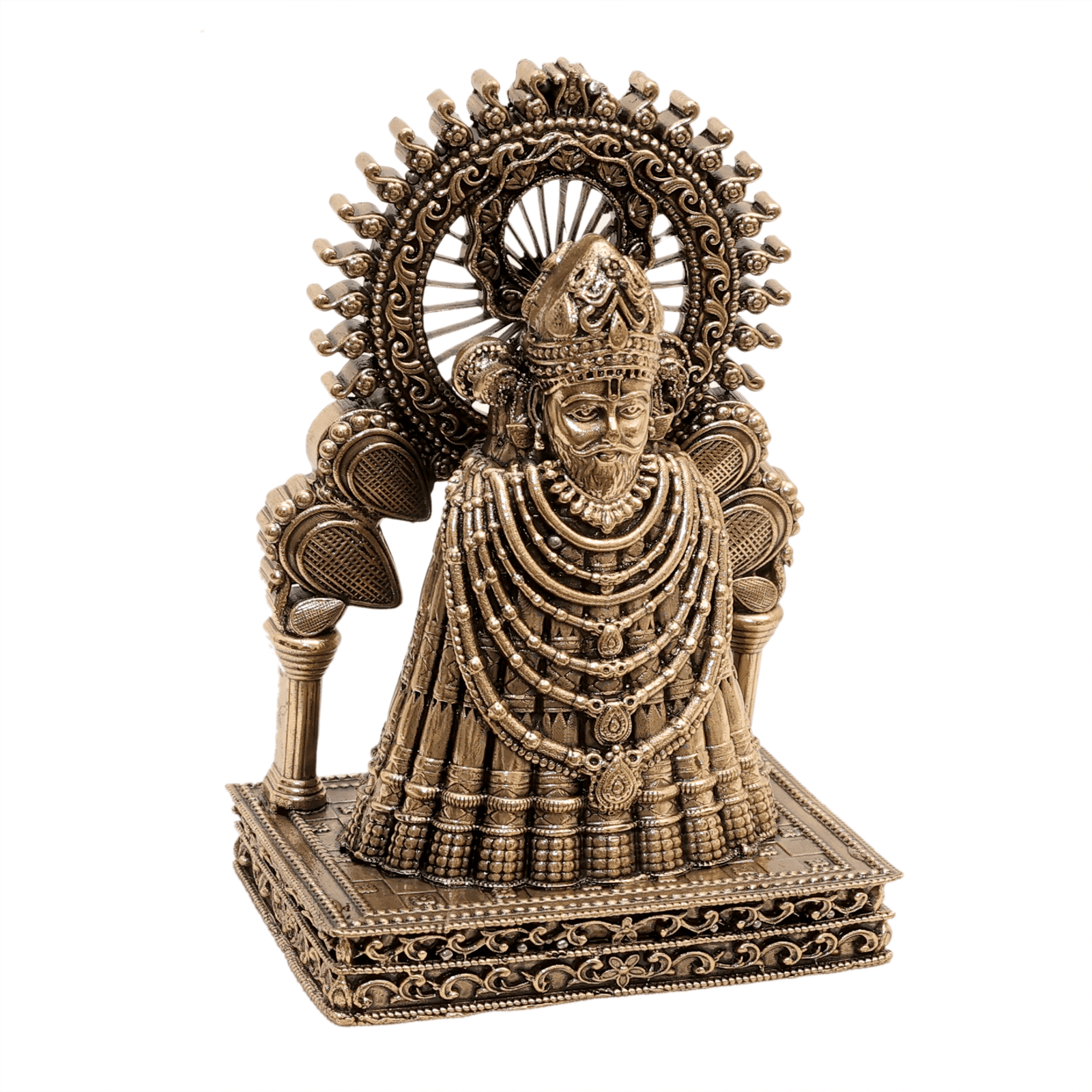 brass khatusham 5 Inch KBH12559 brass khatusham 5 Inch KBH12559Brass KhatuShyam Idol