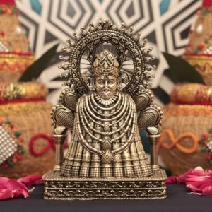 brass khatusham 5 Inch KBH12559Brass KhatuShyam Idol