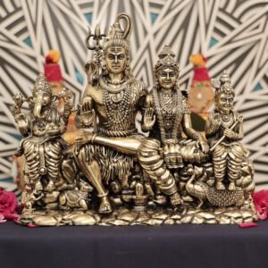 brass Shiv Family 8.5 Inch KBH12562