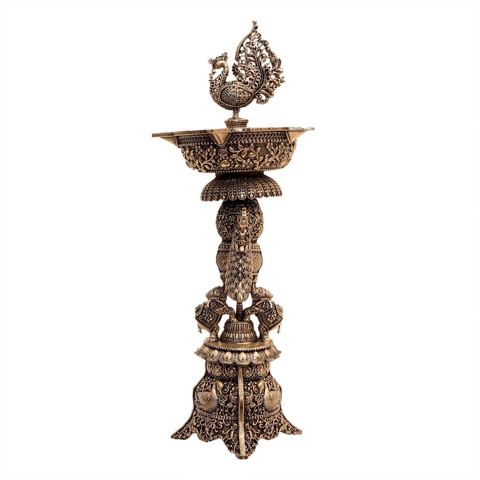brass Peacock Diyaa 11.5 Inch KBH12566 brass Peacock Diyaa 11.5 Inch KBH12566
