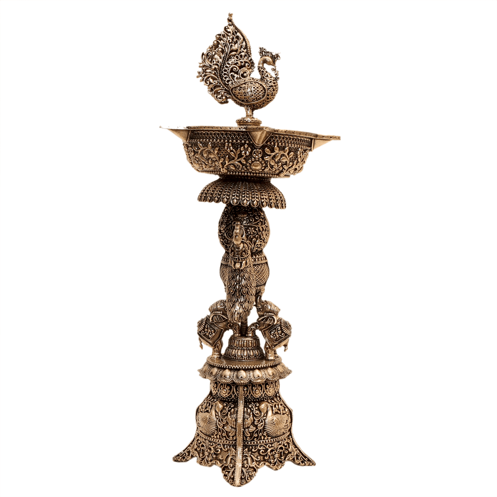 brass Peacock Diyaa 11.5 Inch KBH12566 brass Peacock Diyaa 11.5 Inch KBH12566