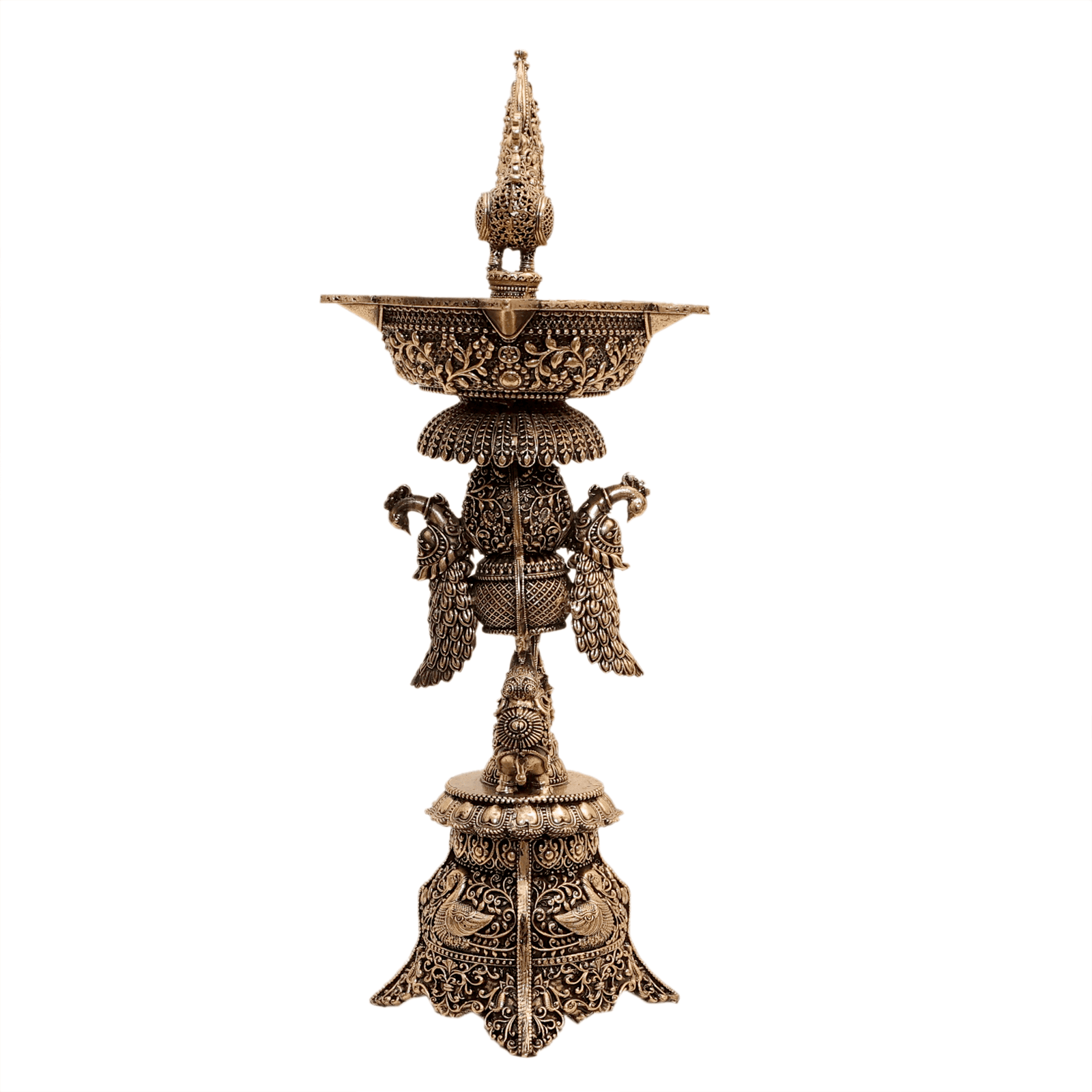 brass Peacock Diyaa 11.5 Inch KBH12566 brass Peacock Diyaa 11.5 Inch KBH12566