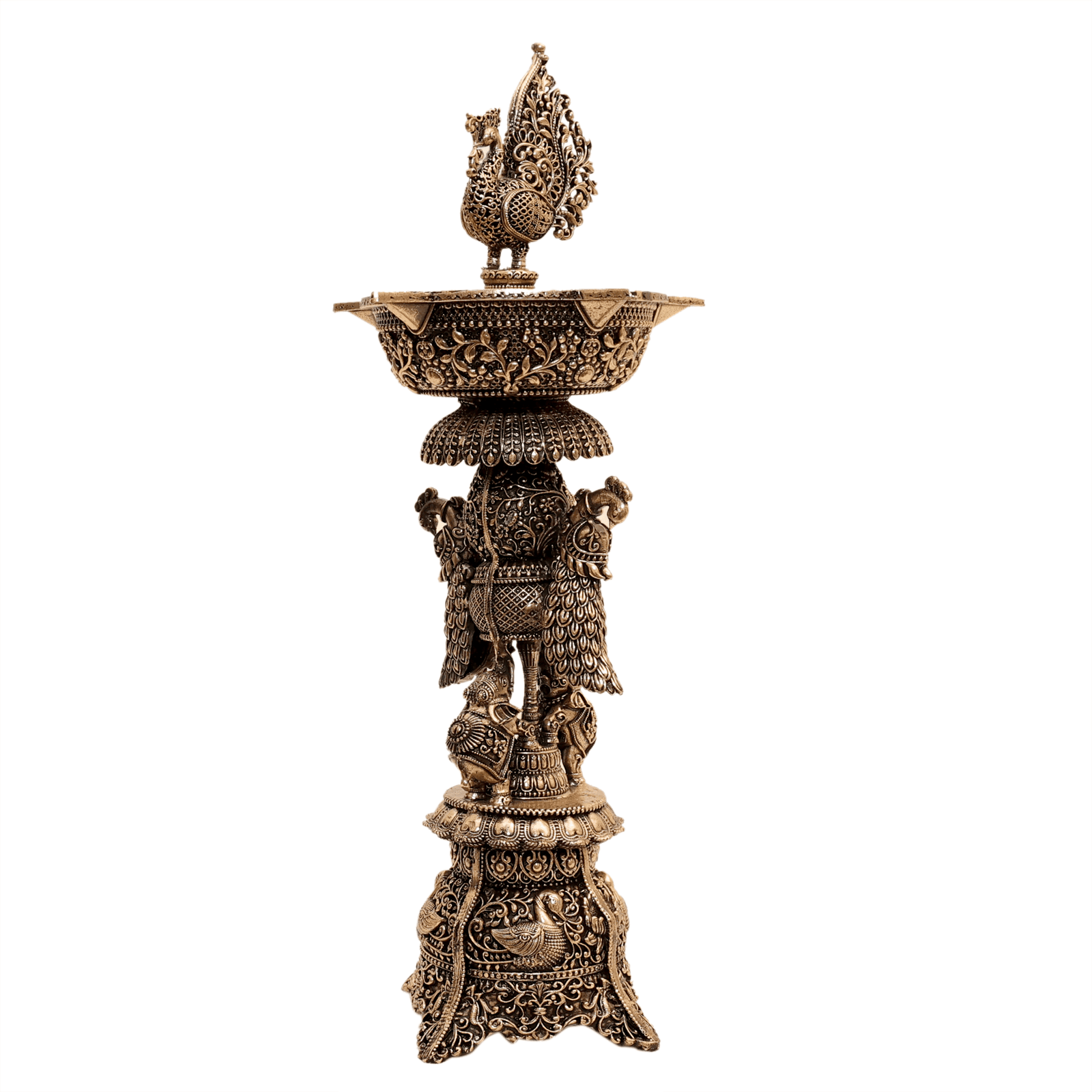 brass Peacock Diyaa 11.5 Inch KBH12566 brass Peacock Diyaa 11.5 Inch KBH12566