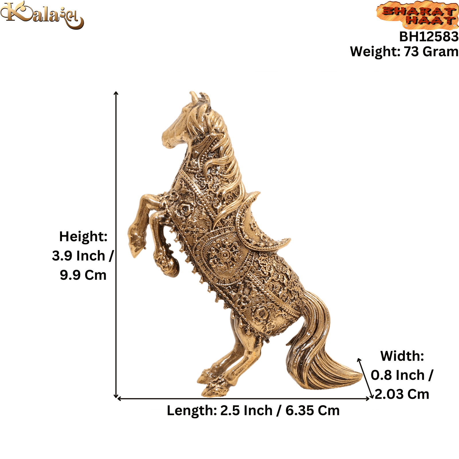brass Jumping Horse 3.9 Inch KBH12583 brass Jumping Horse 3.9 Inch KBH12583