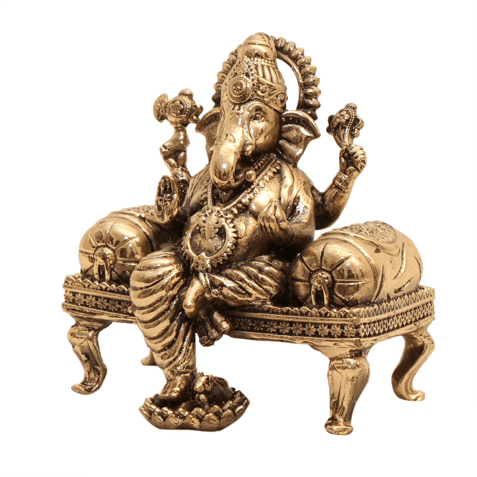 brass Sofa Ganesh 2.7 Inch KBH12586 brass Sofa Ganesh 2.7 Inch KBH12586