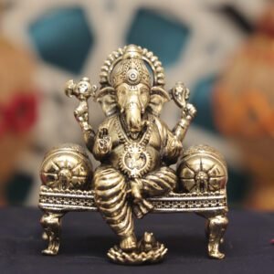 brass Sofa Ganesh 2.7 Inch KBH12586