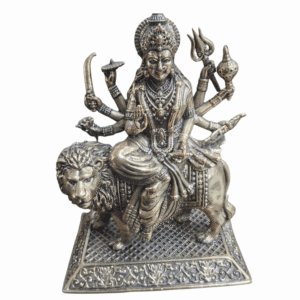 KALARAMBH Brass Ambe Maa/Durga Ma 3.8 Inch, 1 Pcs