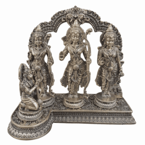 KALARAMBH Brass Ram Darbar 7 Inch, 1 Pcs