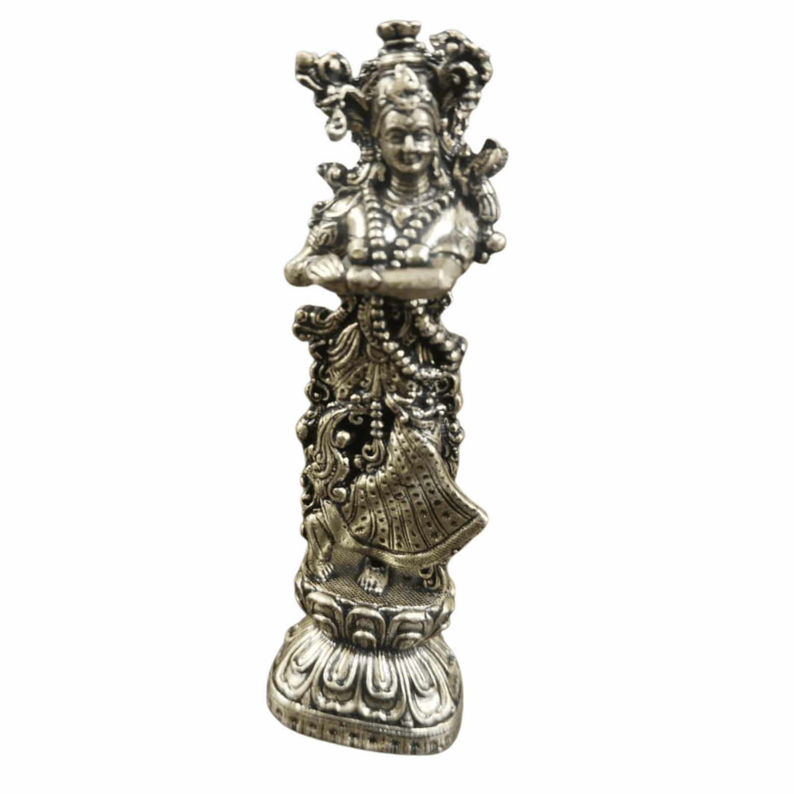 KALARAMBH Brass Radha 3 Inch, 1 Pcs KALARAMBH Brass Radha 3 Inch, 1 Pcs