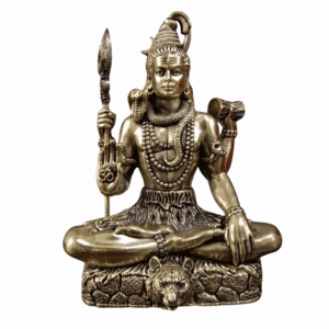 KALARAMBH Brass Shivji 6 Inch, 1 Pcs