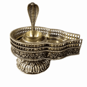 KALARAMBH Brass Shivling 4 Inch, 1 Pcs