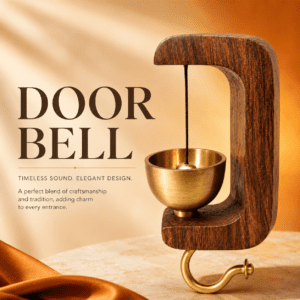 Brass Door Bell 3 Inch – Handmade Vintage Home Décor