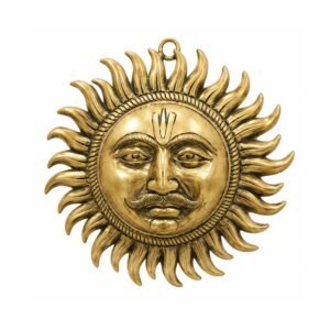 KALARAMBH Brass Sun 9.5 Inch, 1 Pcs