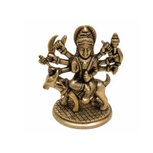 KALARAMBH Brass Meldi Maa 4 Inch, 1 Pcs