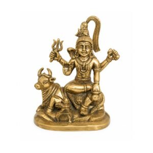 KALARAMBH Brass Shiv 5.8 Inch, 1 Pcs