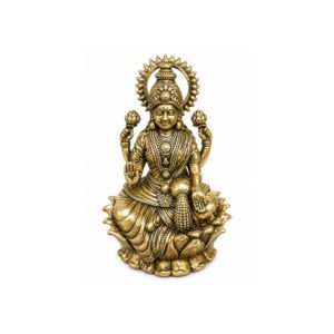 KALARAMBH Brass Lakshmi 2.5 Inch, 1 Pcs