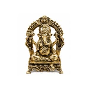 KALARAMBH Brass Ganesha 3.8 Inch, 1 Pcs