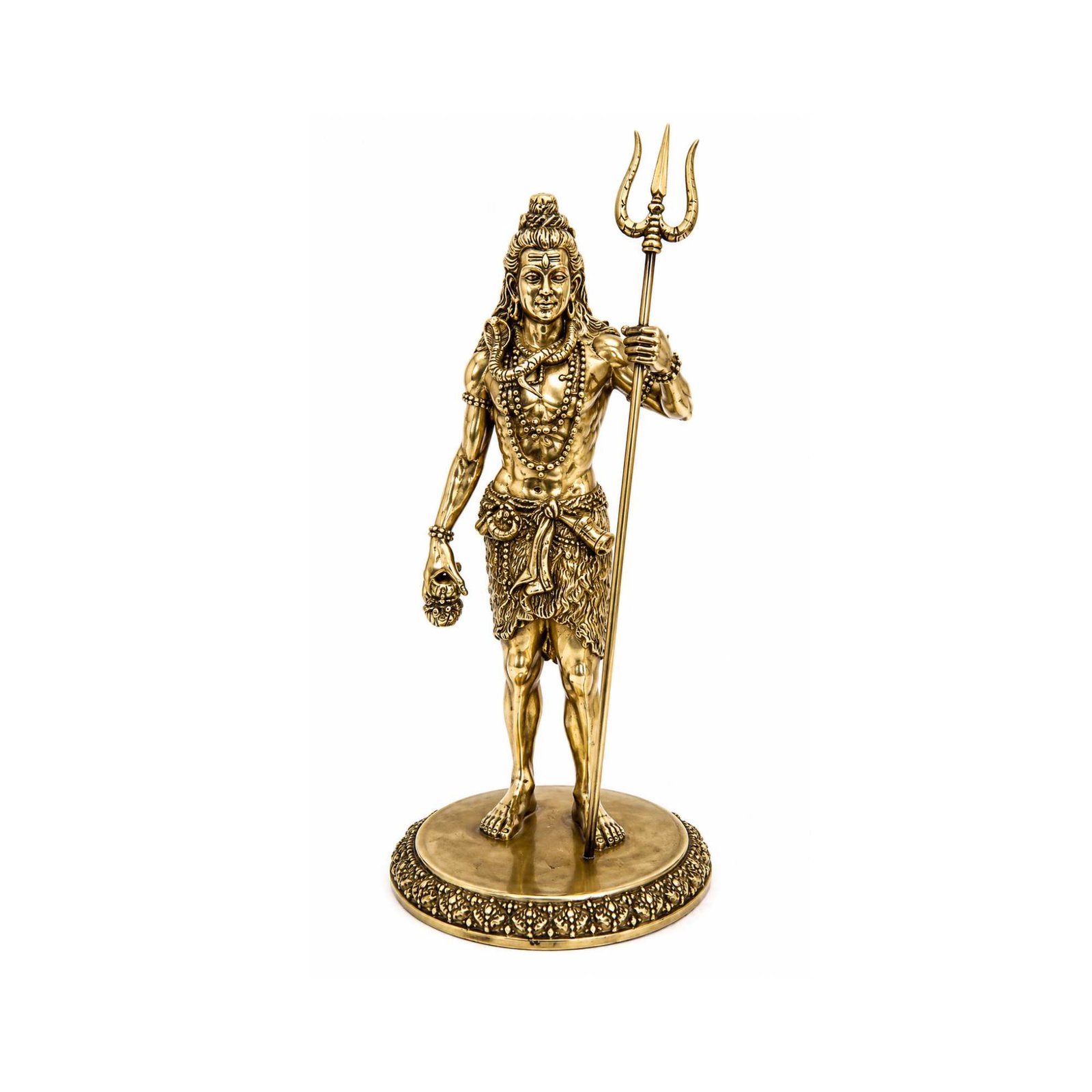 KALARAMBH Brass Shiv 12.2 Inch, 1 Pcs KALARAMBH Brass Shiv 12.2 Inch, 1 Pcs