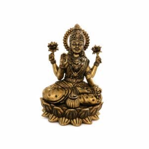KALARAMBH Brass Lakshmi 4.3 Inch, 1 Pcs