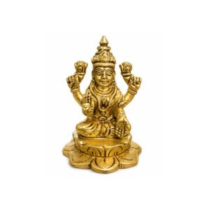 KALARAMBH Brass Lakshmi 2.8 Inch, 1 Pcs