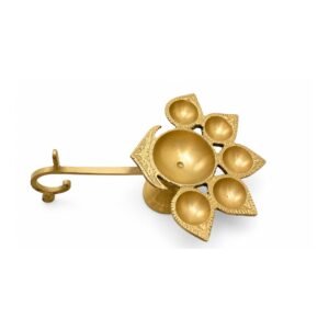 KALARAMBH Brass Aarati 2 Inch, 1 Pcs