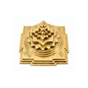 KALARAMBH Brass Shree Yantra 1.7 Inch, 1 Pcs