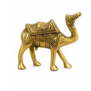 KALARAMBH Brass Camel 3.5 Inch, 1 Pcs