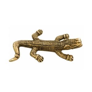 KALARAMBH Brass Crocodile 1.4 Inch, 1 Pcs