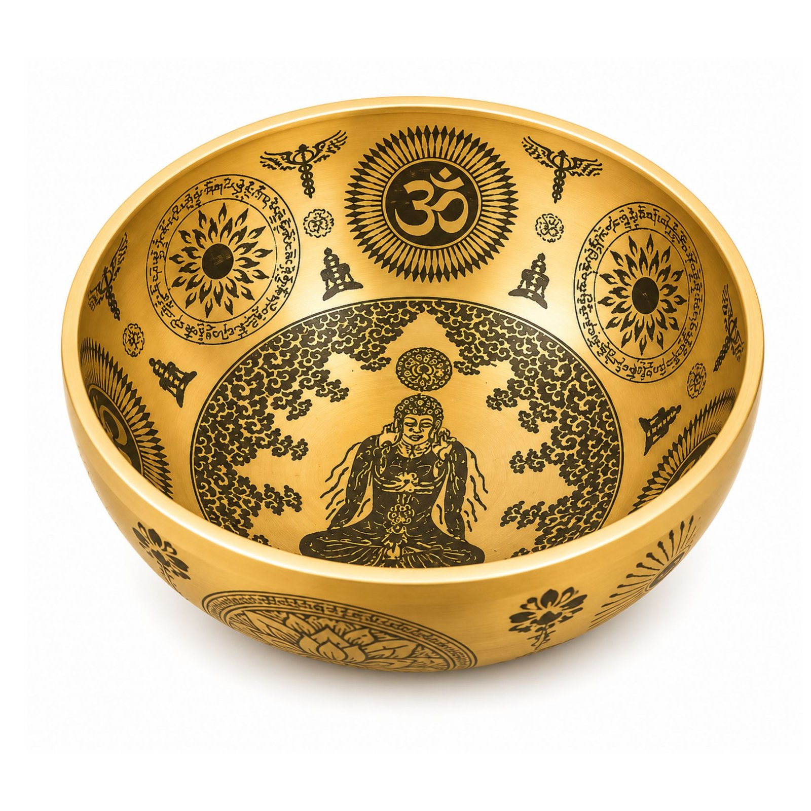 KALARAMBH Brass Singing Bowl 2.6 Inch, 1 Pcs KALARAMBH Brass Singing Bowl 2.6 Inch, 1 Pcs