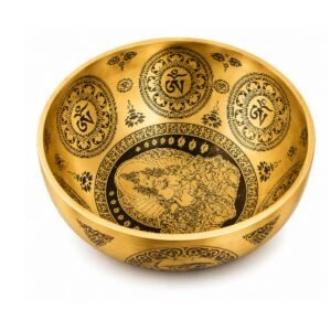 KALARAMBH Brass Singing Bowl 2.8 Inch, 1 Pcs