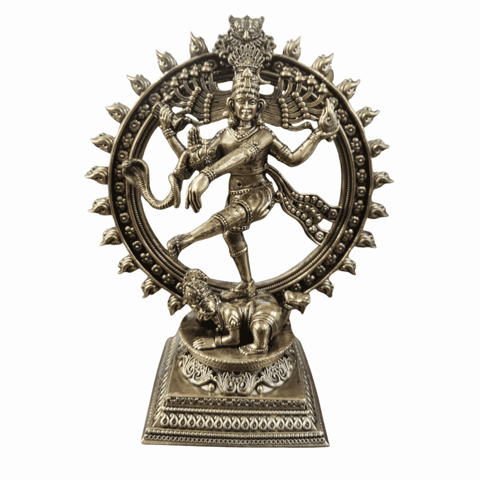 KALARAMBH Brass Nataraj 6 Inch, 1 Pcs KALARAMBH Brass Nataraj 6 Inch, 1 Pcs
