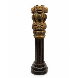 KALARAMBH Wooden Wooden Ashok Stambh 15.5 Inch, 1 Pcs