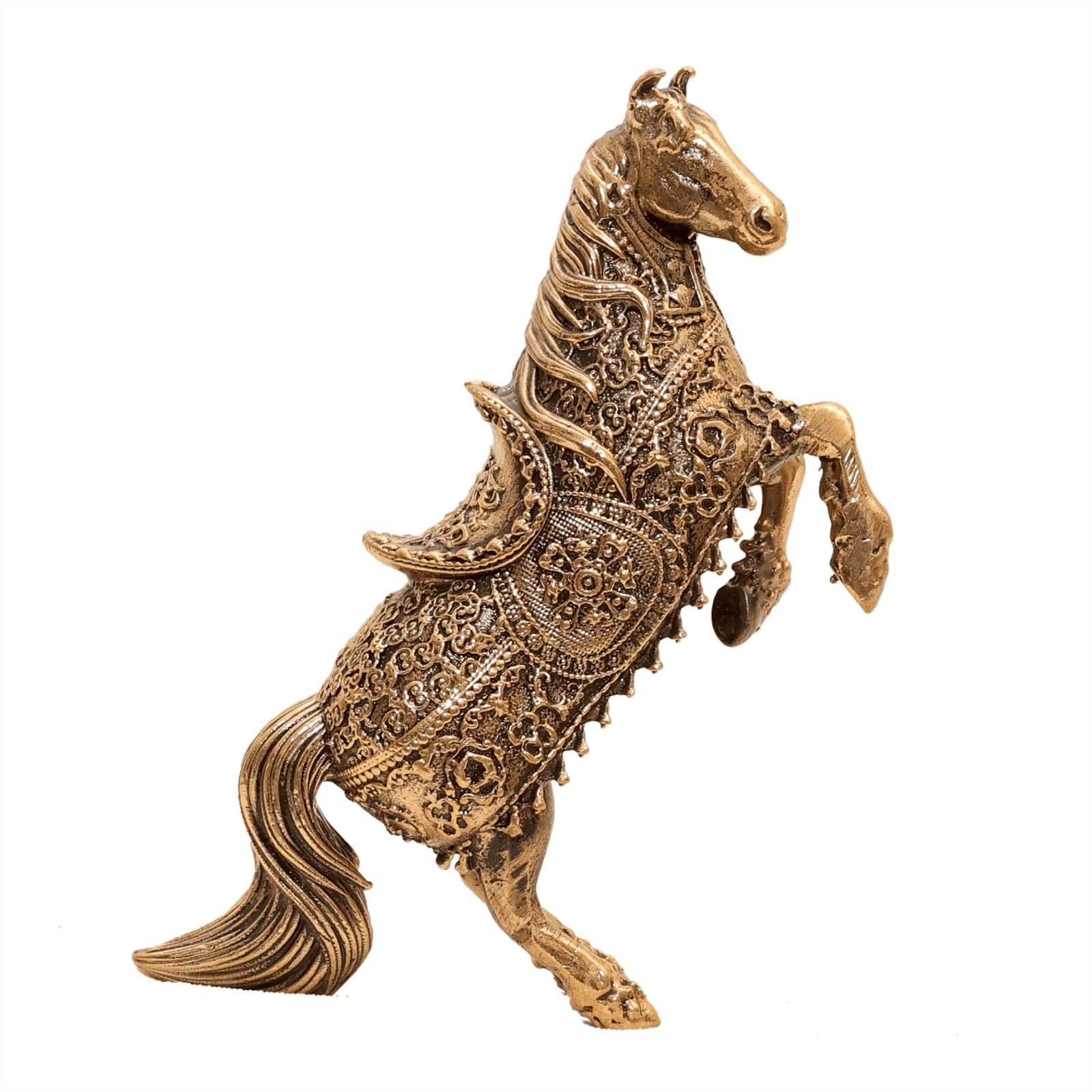 KALARAMBH Brass Jumping Horse 2.8 Inch, 1 Pcs KALARAMBH Brass Jumping Horse 2.8 Inch, 1 Pcs