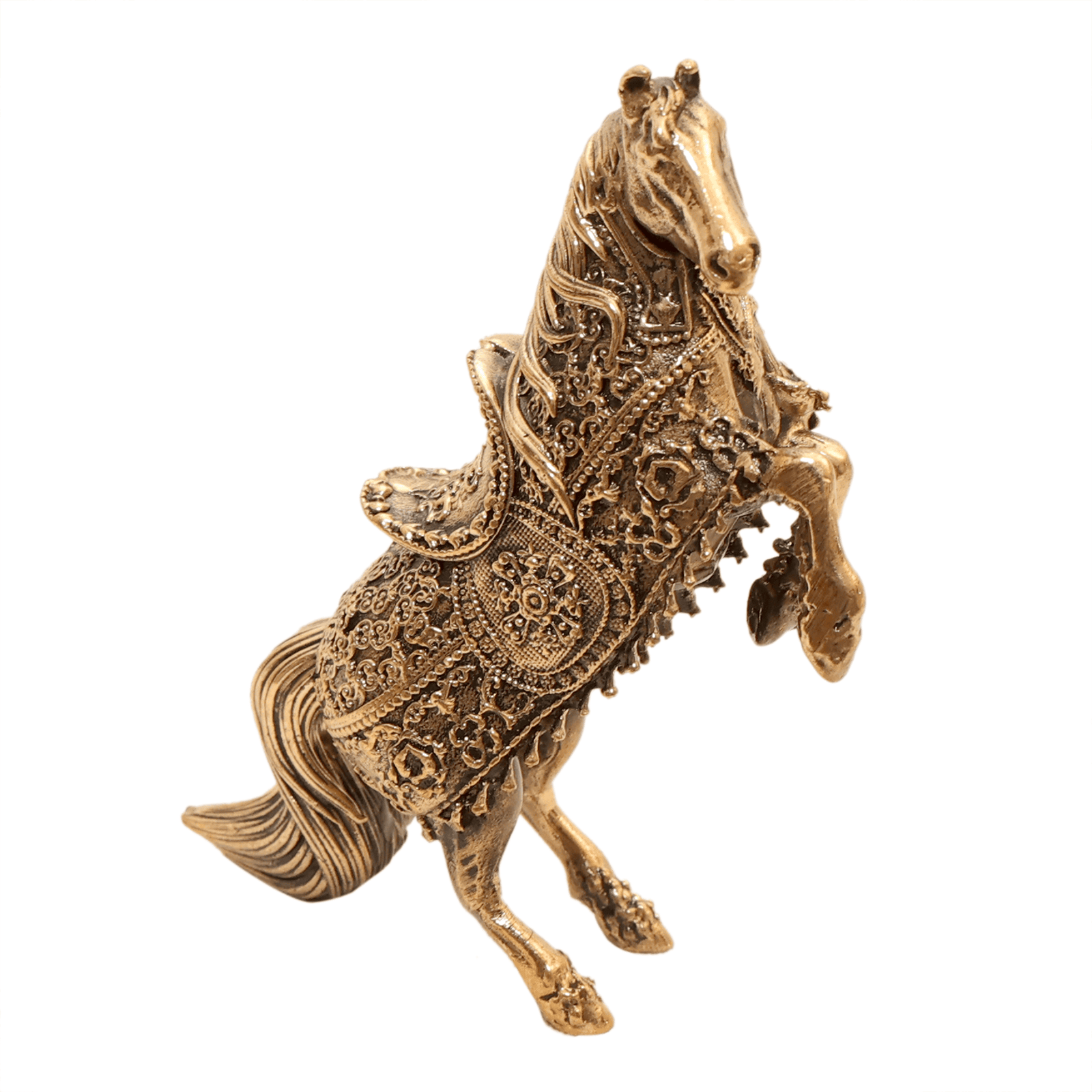 KALARAMBH Brass Jumping Horse 2.8 Inch, 1 Pcs KALARAMBH Brass Jumping Horse 2.8 Inch, 1 Pcs