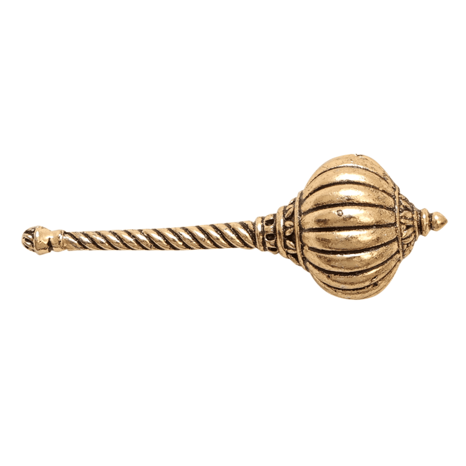 KALARAMBH Brass Gada 2.6 Inch, 1 Pcs KALARAMBH Brass Gada 2.6 Inch, 1 Pcs