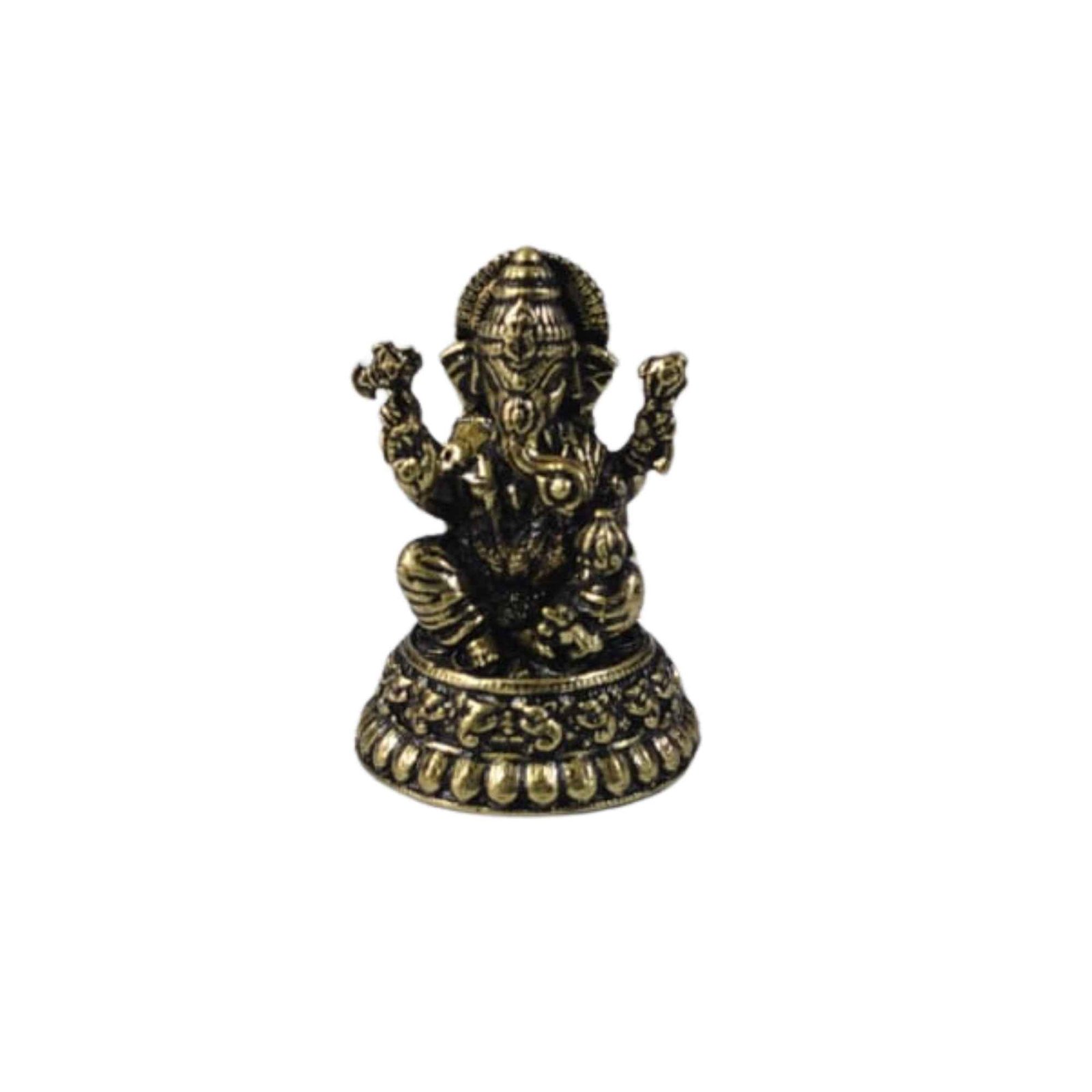KALARAMBH Brass Ganesha 1.2 Inch, Pcs KALARAMBH Brass Ganesha 1.2 Inch, Pcs