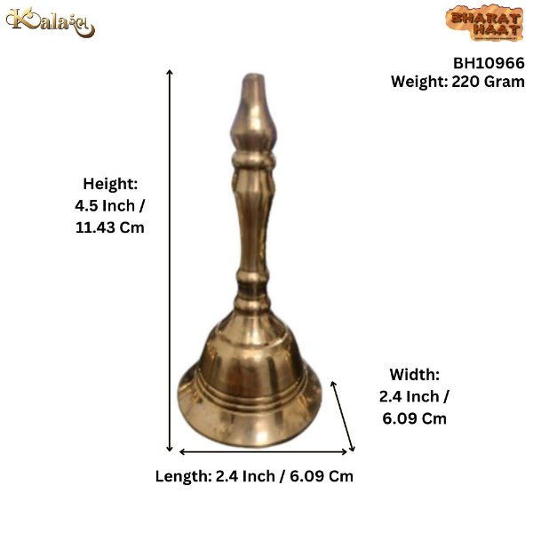 Brass Bell 4.5 Inch BH10966 Brass Bell 4.5 Inch BH10966