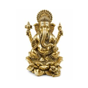 Brass Ganesha 4.8 Inch BH11316