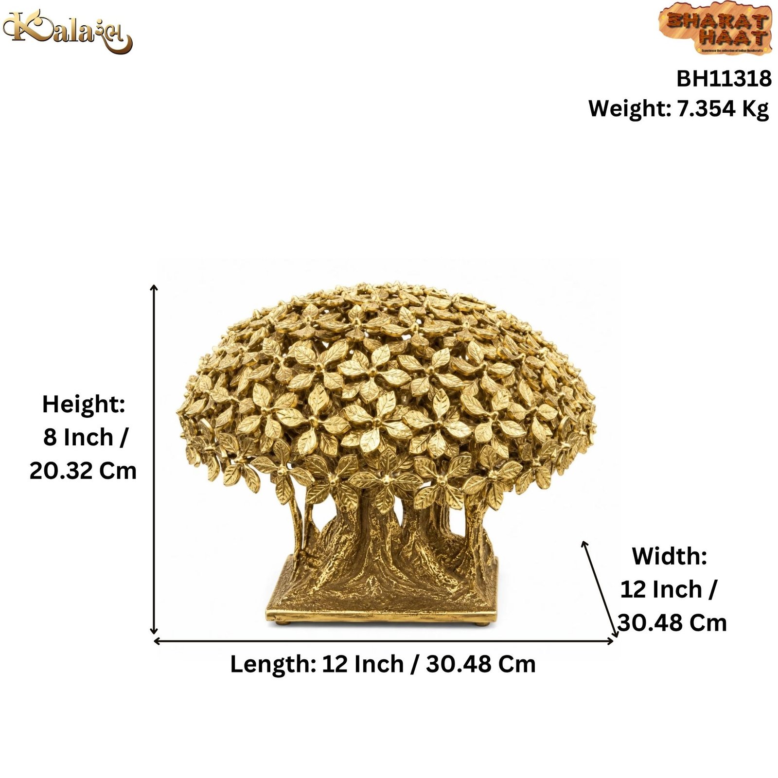 Brass Tree 8 Inch BH11318 Brass Tree 8 Inch BH11318