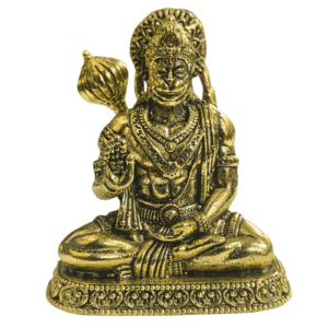 Brass Hanuman Ji Sitting 3.1 Inch BH12266