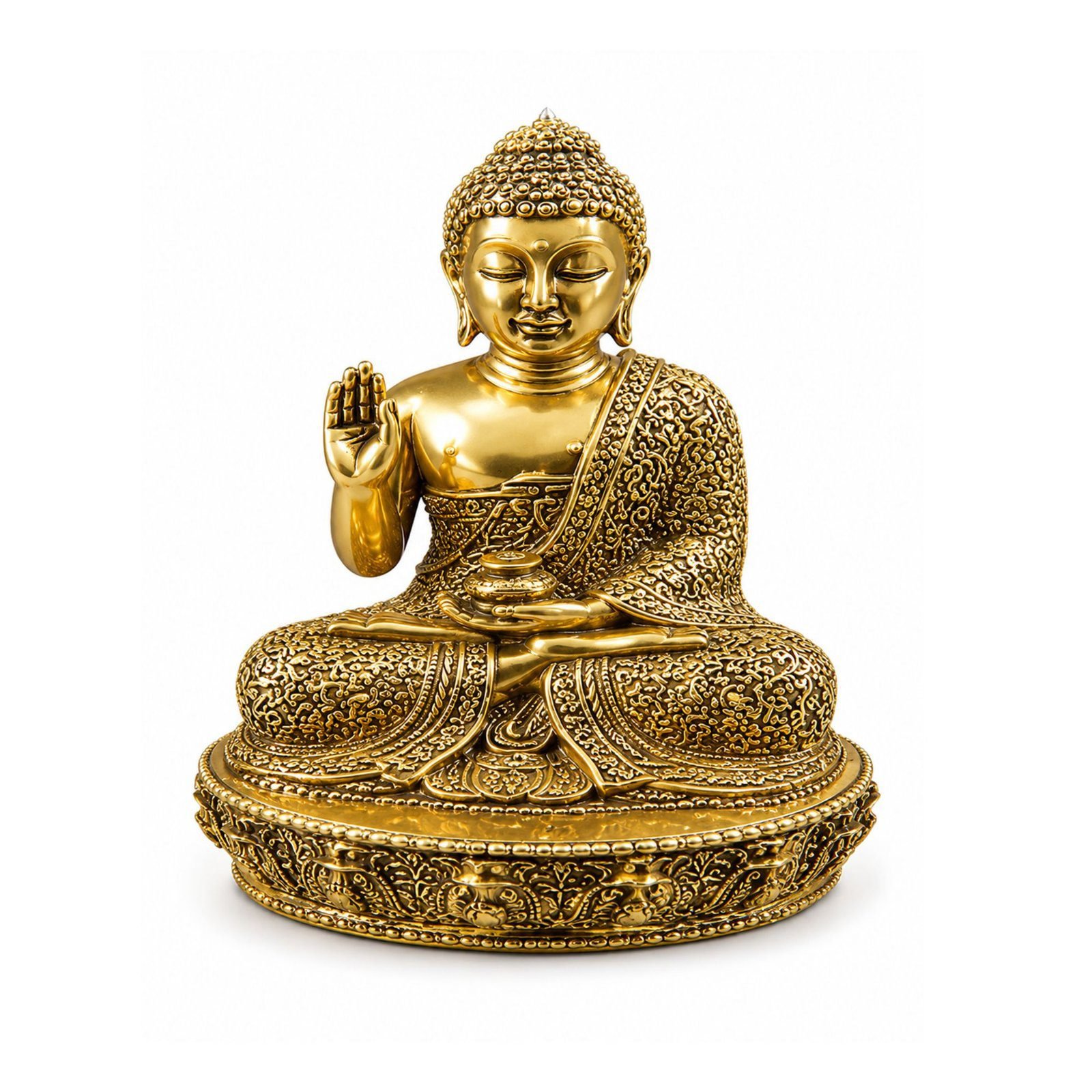 Brass Buddha Medium 3 Inch BH12267 Brass Buddha Medium 3 Inch BH12267
