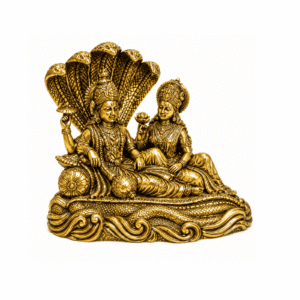 Brass Vishnu & Laxmi 1.9 Inch BH12404