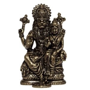 Brass Narshimha Standing 6 Inch BH12716