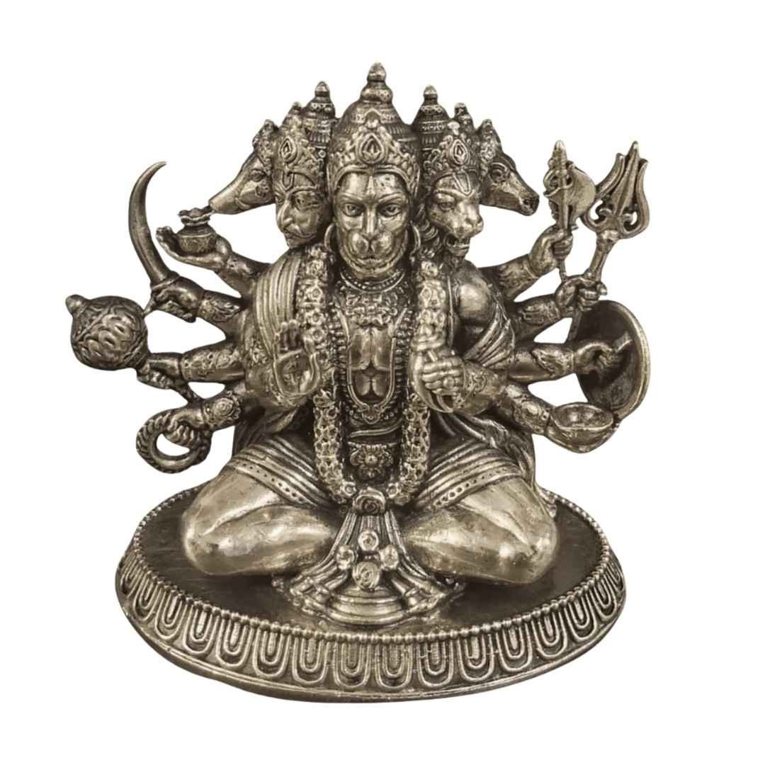 Brass Panchmukhi Hanuman 2.9 Inch BH12719 Brass Panchmukhi Hanuman 2.9 Inch BH12719
